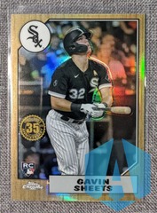 2022 Topps Chrome Gavin Sheets SP 1987 35th Anniversary RC #87BC-20